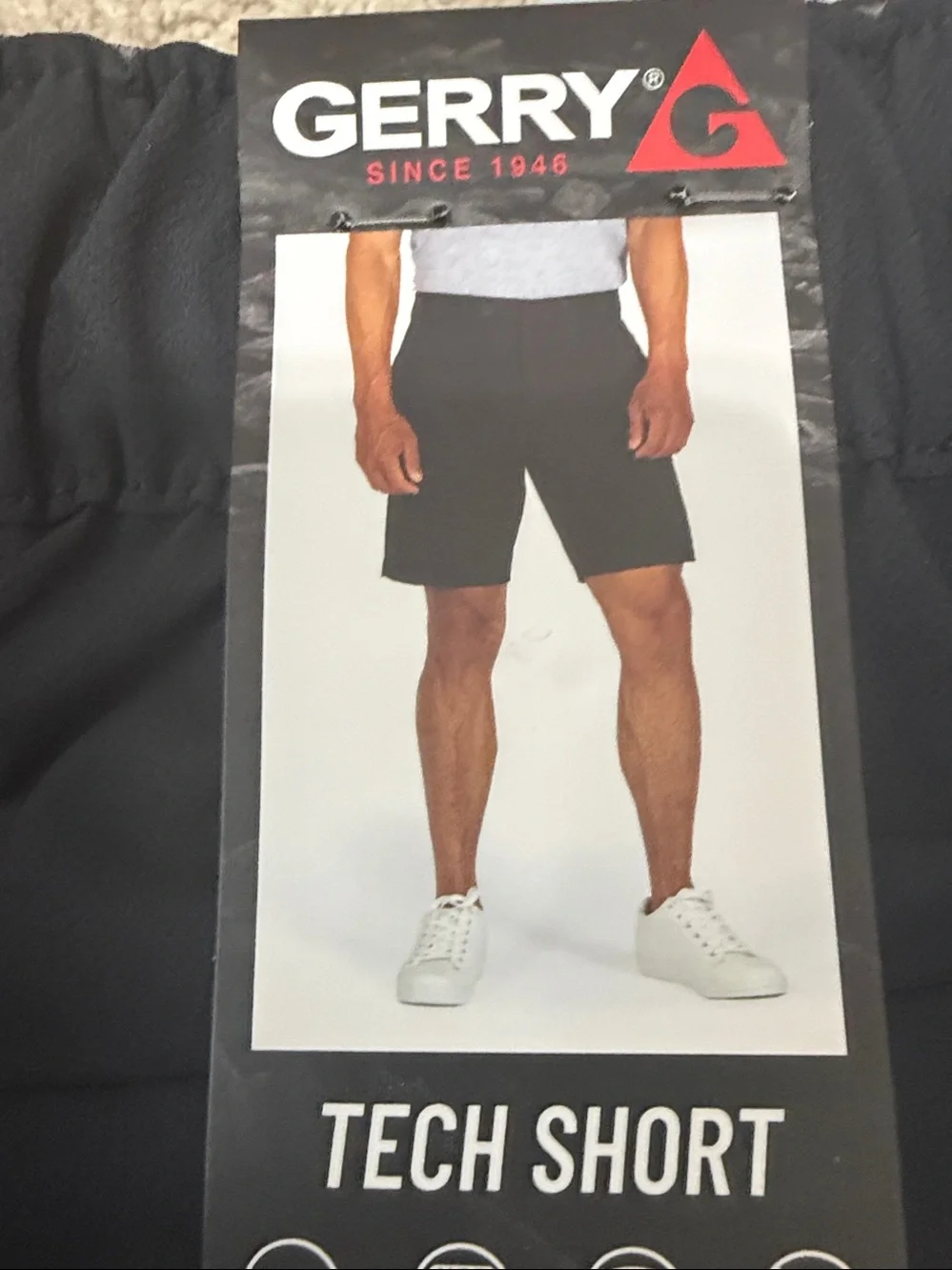 Gerry Tech Short - Men's Straight-Fit Light Gray Performance Shorts
